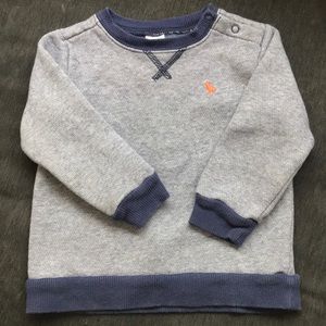 Carters blue stripe sweatshirt 18m